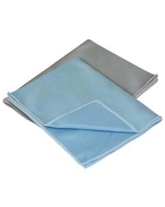 CRD40064 image(0) - 2-pk of 12" x 16" Glass Cleaning Microfiber Towels