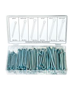 KTI00078 image(0) - K Tool International 144 PC COTTER PIN ASSORTMENT