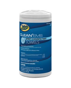 ZEP650880 image(0) - Clean�Ems Spirit II Disinfectant Towels