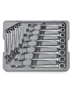 KDT85888 image(0) - GearWrench 12PC METRIC X BEAM RATCHETING COMBO WRENCH SET