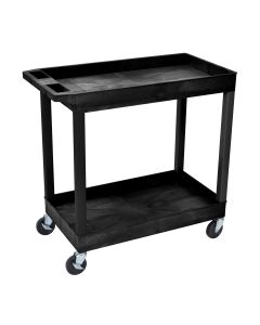 LUXEC11 image(4) - Luxor Luxor E-Series 2-Shelf Utility Cart