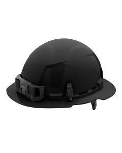 MLW48-73-1131 image(0) - Black Full Brim Hard Hat w/6pt Ratcheting Suspension - Type 1, Class E
