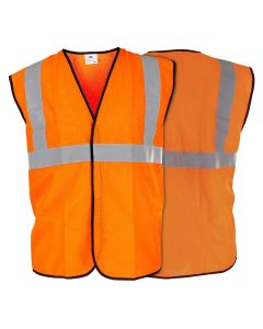 SAS692-1212 image(0) - SAS Safety Class-2 Hi-Viz Orange Vest, XXXL