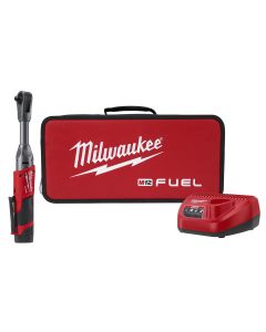 MLW2560-21 image(0) - Milwaukee Tool M12 FUEL 3/8" Extended Reach Ratchet Kit