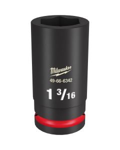 MLW49-66-6342 image(1) - Milwaukee Tool SHOCKWAVE Impact Duty  3/4"Drive 1-3/16" Deep 6 Point Socket