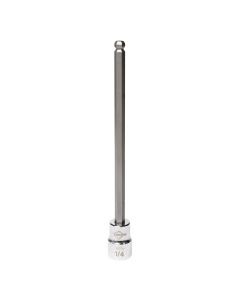 MAY16706 image(0) - Mayhew Mayhew 1/4-Inch SAE Ball Hex Long Insert Socket Bit, 3/8-Inch Drive