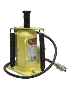 ESC10446 image(0) - ESCO 20-Ton Air Hydraulic Bottle Jack-Yellowjackit