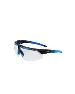 UVXS2870 image(0) - Uvex Avatar Glasses Blk/blue, Clear Hc
