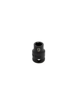 VIMIMPM609 image(0) - VIM Tools 9 mm X 3/8 Inch Drive CR-MO Impact Socket - Shallow