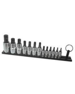 VIMTMS-TORX image(0) - VIM Tools Elite 13 Piece TORX Set, T10 Thru T70, Package On A Black Magrail