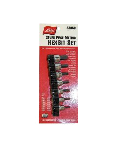 LIS33850 image(1) - Lisle SOCKET HEX BIT SET 3/8IN. DR 7PC METRIC 3 TO 10MM