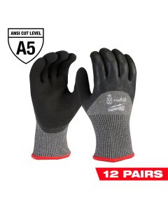 MLW48-73-7951B image(0) - 12-Pack Cut Level 5 Winter Dipped Gloves - M