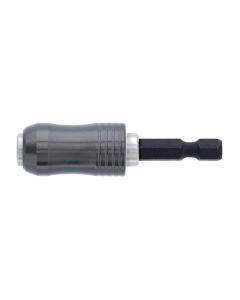 Wiha Tools Wiha Terminator Blue Impact 2.4-in Alloy Steel 1/4 Shank Locking Collar Bit Holder.