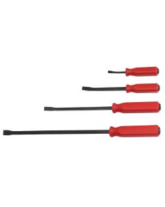 KTI19230 image(1) - K Tool International 4 Pc Handled Pry Bar set (8", 12", 18", 24")