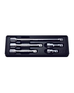 KKNPK4760-5 image(0) - Ko-ken USA 1/2 Sq. Dr. Extension Bar set  50-250mm ABS Tray   5 pieces