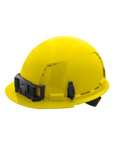 MLW48-73-1202 image(0) - Yellow Front Brim Vented Hard Hat w/4pt Ratcheting Suspension - Type 1, Class C