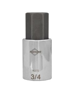 MAY16272 image(1) - Mayhew Mayhew 3/4-Inch SAE Hex Short Insert Socket Bit, 1/2-Inch Drive