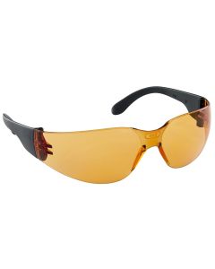 SAS5342 image(0) - SAS Safety NSX Black Temple High-Impact Poly Orange Lens Safe Glasses