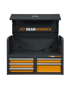 KDT83242 image(0) - GearWrench 36 Inch 5-Drawer GSX Series Rolling Tool Cabinet