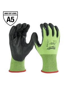 MLW48-73-8954 image(0) - High Visibility Cut Level 5 Polyurethane Dipped Gloves - XXL
