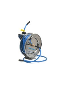 BLBBBRSS3850 image(0) - BluBird Air Hose Reel 3/8" x 50' Stainless Steel Heavy Dut