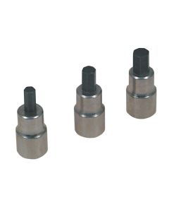 LIS12550 image(0) - Lisle SOCKET BIT SET BRAKE CALIPER 3 PC 3/8IN DRIVE