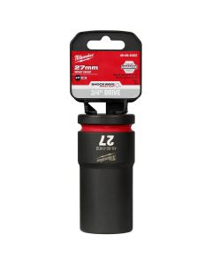 MLW49-66-6402 image(0) - Milwaukee Tool SHOCKWAVE Impact Duty  3/4"Drive 27MM Deep 6 Point Socket