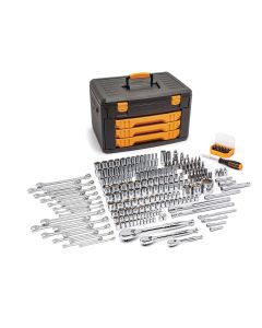 KDT80966 image(0) - GearWrench 243PC 6 POINT 1/4" 3/8" 1/2" DR TOOL SET