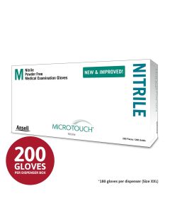 MFX6034304 image(0) - Microflex Nit Disp Gloves NL PF Exam Blue X-Large Box/200 units