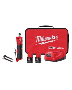 MLW2486-22 image(1) - Milwaukee Tool M12 FUEL 1/4" Straight Die Grinder Kit