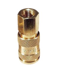 VIMBUC-5 image(0) - VIM Tools High Flow Brass Universal Coupler - 1/4 Inch N Point Female - 5 Pack