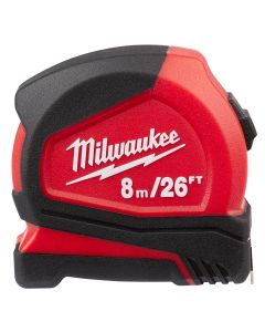 MLW48-22-6626 image(0) - 8 m/26 ft. Compact Tape Measure