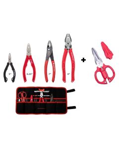 VMPVT-001-S5AP image(0) - Vampire Tools 5PC Set S5A 5", 6.25", 7", 8" SuperCombo and Pouch