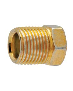 SRRPS2125 image(0) - S.U.R. and R Auto Parts 3/8" MALE TUBE NUT 5/8" X 18 (2)