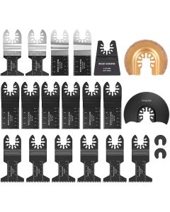 TIT85120 image(0) - Titan 21 pc. Oscillating Saw Blade Kit