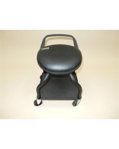LDS1010721 image(0) - LDS (ShopSol) Mechanics Stool 400 lbs capacity vinyl seat
