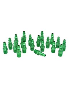MIL777AC-20 image(0) - ColorFit Plugs, A-style Green, 1/4" MNPT