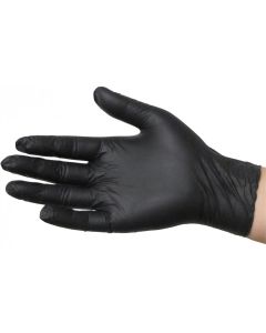 CSUBLK50020 image(0) - Chaos Safety Supplies SkinTX Medical 5mil Nitrile Gloves Blk PF XL