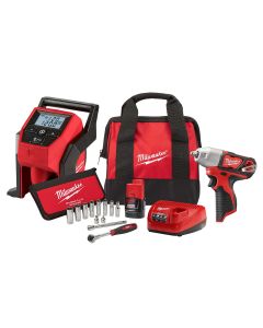MLW2463-21RS image(0) - M12 Impact Wrench Kit W/Inflator