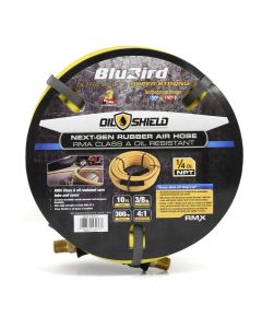 BLBOS3810 image(0) - BluBird BluBird Oil Shield Rubber Air Hose 3/8 in. x 10 ft