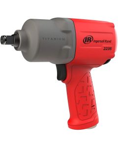 IRT2235TIMAX-R image(0) - Ingersoll Rand 1/2" Air Impact Wrench, 1350 ft-lbs Nut-busting Torque, Maintenance Duty, Pistol Grip, Titanium Hammercase, Red