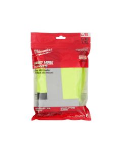 MLW48-73-5022 image(0) - Milwaukee Tool Hi Vis Yellow Safety Vest - L/XL