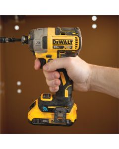 DWTDCF888D2 image(0) - DeWalt 20V MAX XR Brushless Cordless Impact Driver with TOOL CONNECT Kit