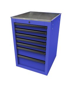 HOMBL08022070 image(0) - Homak Manufacturing RS PRO 22 in. 7-Drawer Side Cabinet, Blue