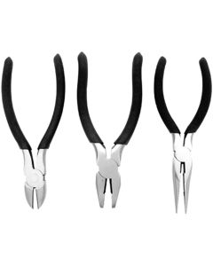 WLM1916 image(0) - Wilmar Corp. / Performance Tool 3 pc Pliers Set - 6" LN, 6" Di