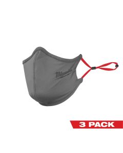 MLW48-73-4231 image(0) - Milwaukee Tool 3PK 2-Layer Gray Face Mask