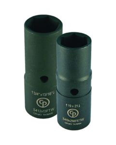 CPTSS422FD image(0) - Chicago Pneumatic 2PC Flip Socket Set 19-21mm & 3/4"-13/16"