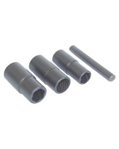 LTI4350 image(0) - Milton Industries LTI Tool By MIlton 4 Piece Twist Socket Lug Nut Removal Kit