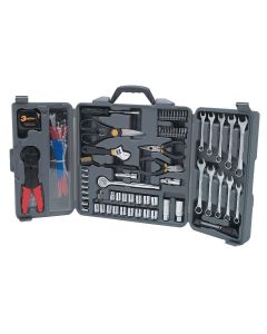 WLMW1519 image(0) - Wilmar Corp. / Performance Tool TOOL SET 265PC TRI-FOLD W/CABLE TIES