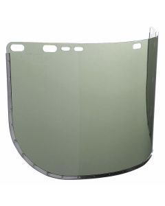 SRW29082 image(0) - Jackson Safety Jackson Safety - Replacement Windows for F30 Acetate Face Shields - Light Green - 9" x 15.5" X.040" - D Shaped - Bound - (12 Qty Pack)